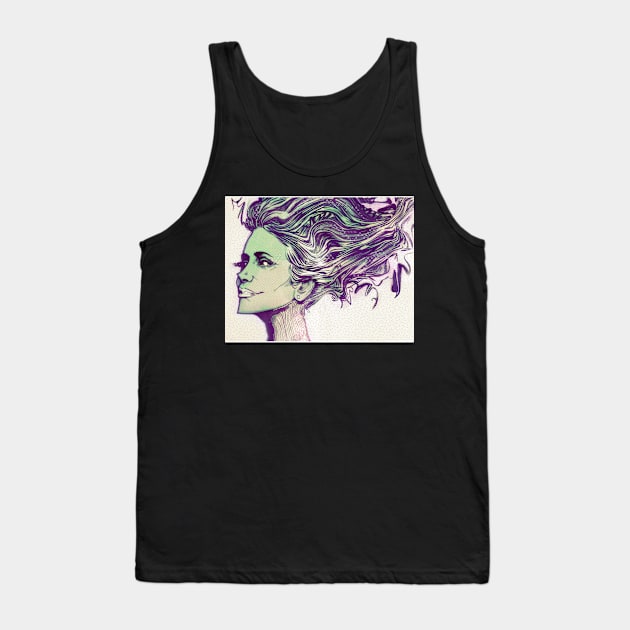 Warp color Tank Top by PissCharming